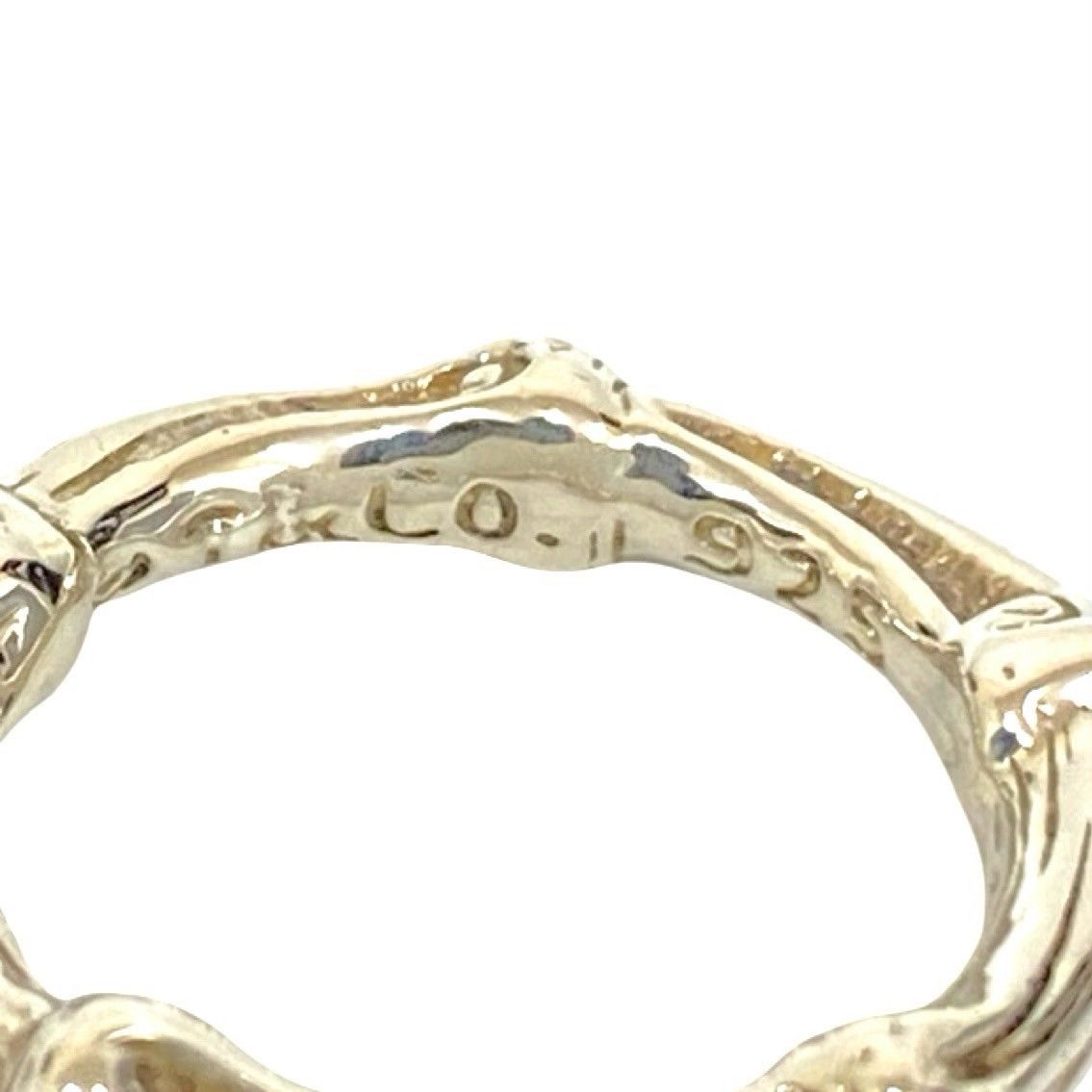 TIFFANY-Co. ティファニー バンブー モチーフ リング シルバー925 指輪 9号 小物 シルバー 27246