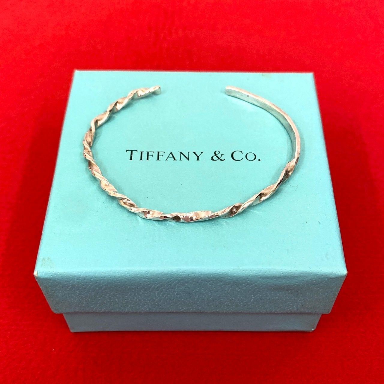 TIFFANY-Co. ティファニー ツイスト バングル シルバー925 ブレスレット 小物 シルバー 26331