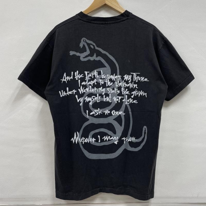 古着 METALLICA メタリカ バンドT ロックT スカル ヴィンテージ加工