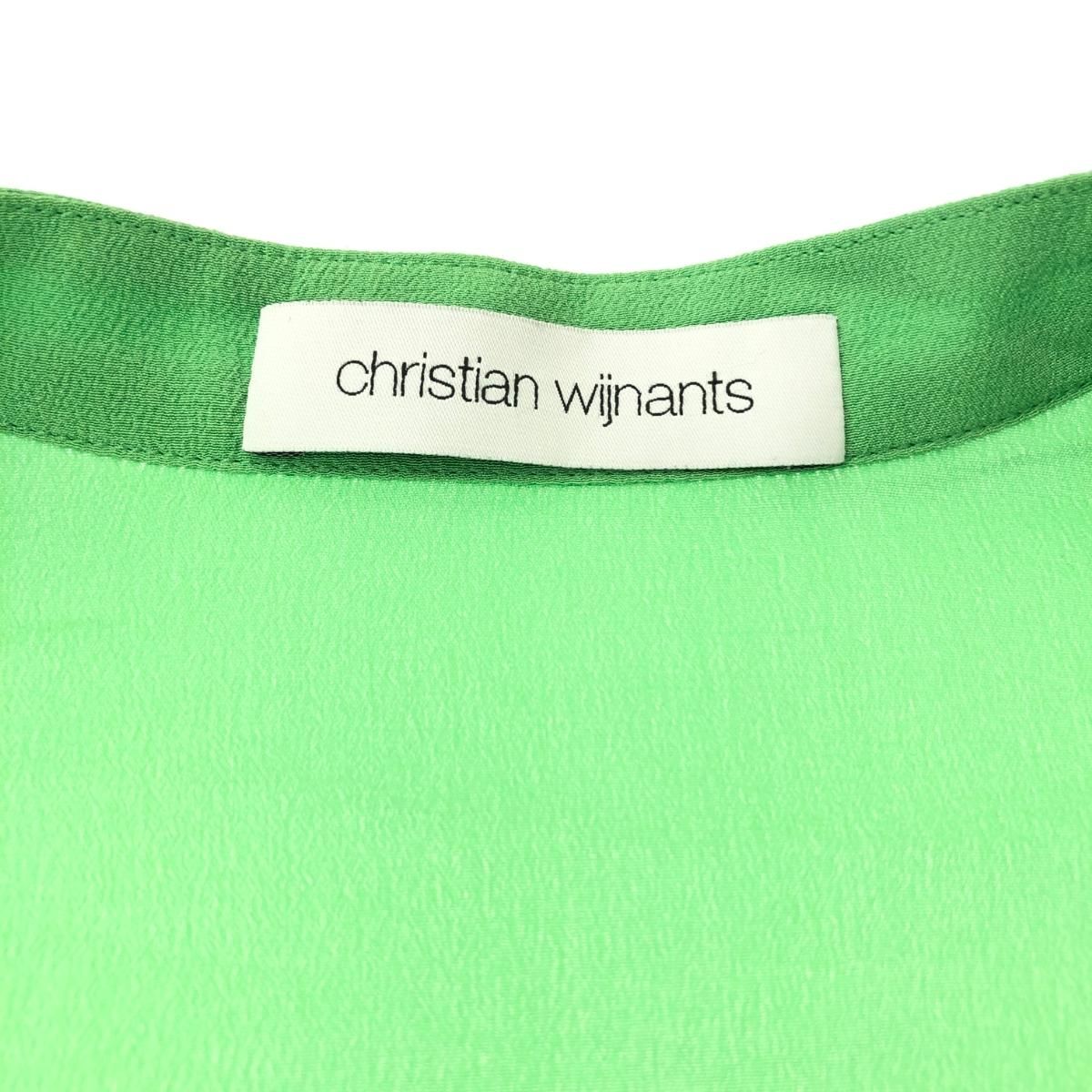 Christian Wijnants クリスチャンワイナンツ バンドカラーシャツ 
