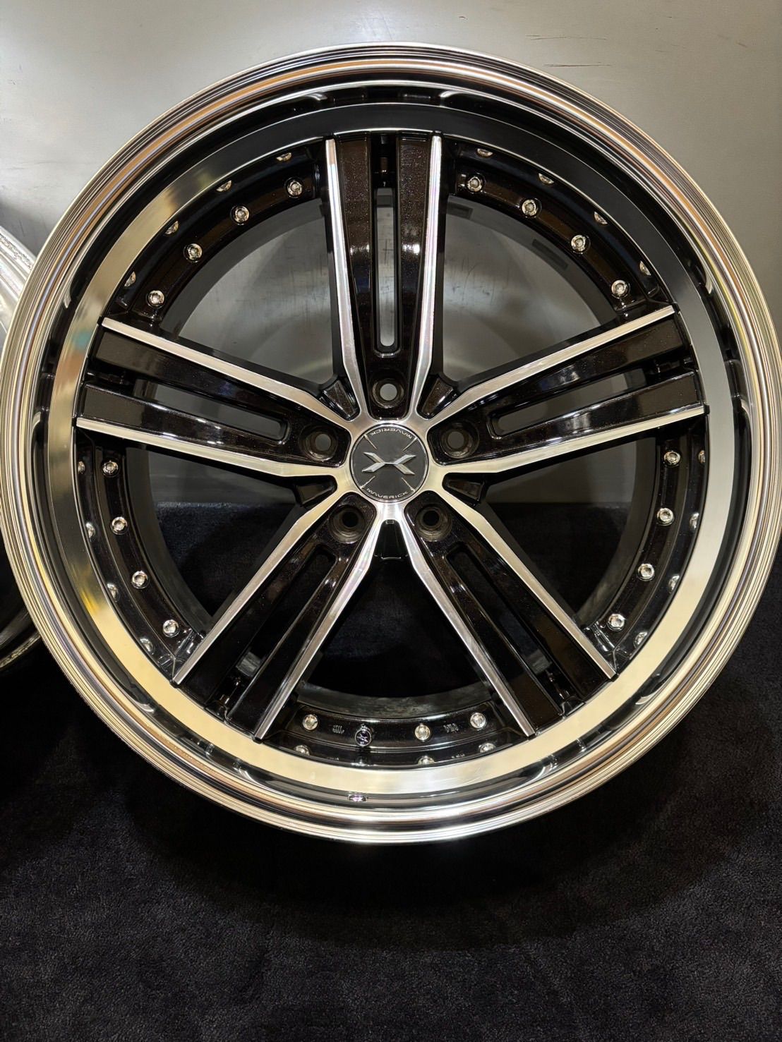 Weds 805 S 21インチ 10 J 27 120 5 H アルミホイール 2本 レクサス LS 深リム 2 L 16