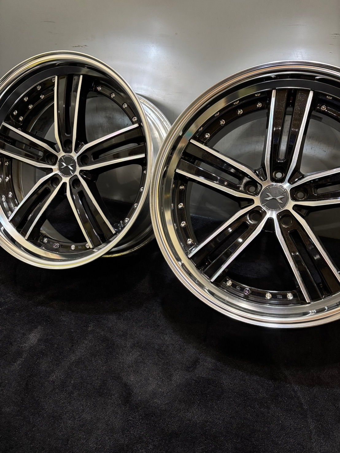 Weds 805 S 21インチ 10 J 27 120 5 H アルミホイール 2本 レクサス LS 深リム 2 L 16