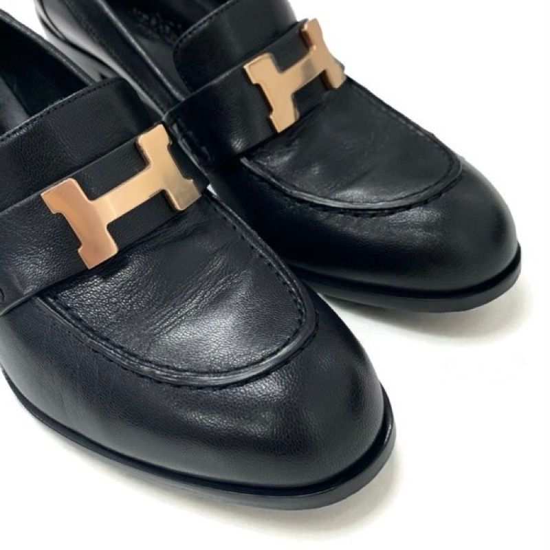 エルメス HERMES ドーフィン ローファー 革靴 靴 シューズ レザー