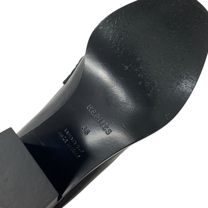 エルメス HERMES ドーフィン ローファー 革靴 靴 シューズ レザー