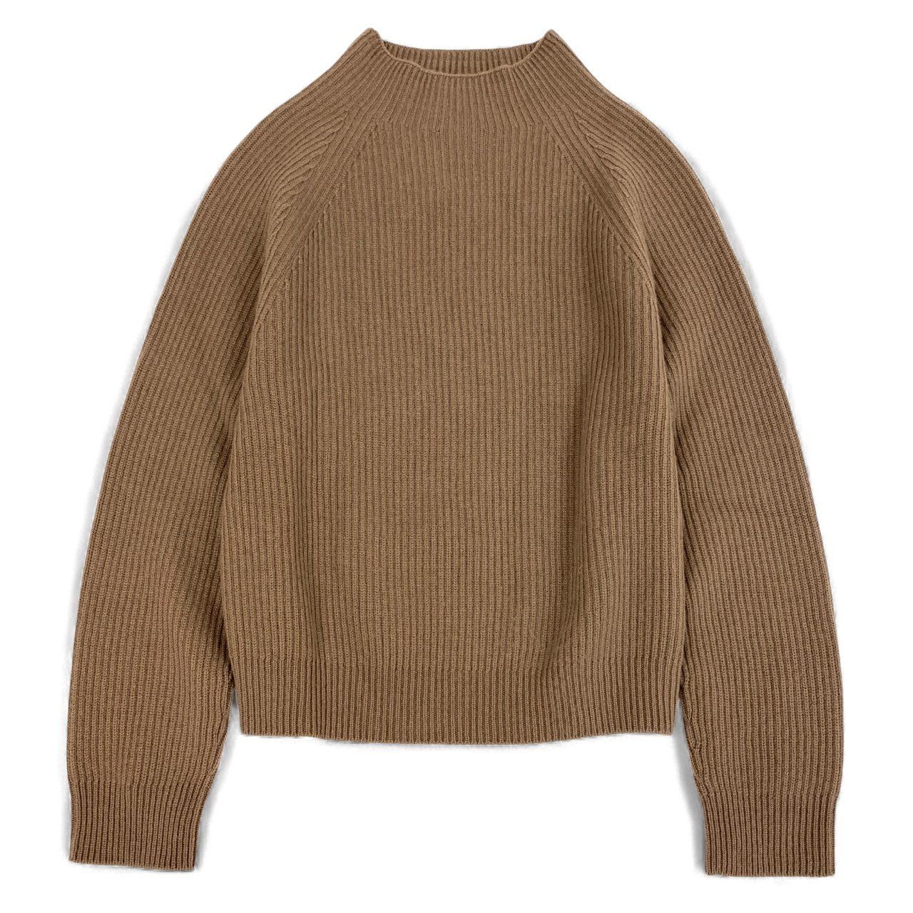 SMaxMara ベージュ リブ編み 長袖セーター Mサイズ ◇ エスマックス