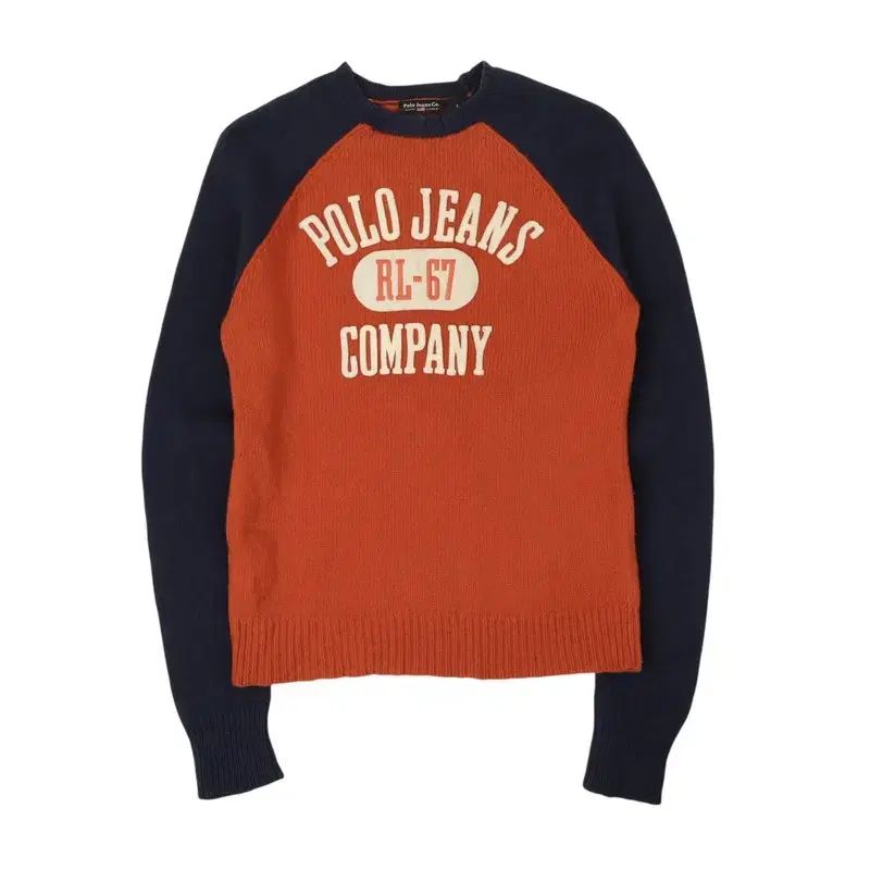 Polo Jeans ポロジーンズ アーチ ロゴ ラグラン ニット