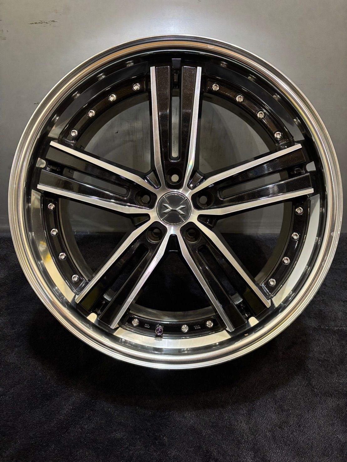 Weds 805 S 21インチ 9 J 27 120 5 H アルミホイール 1本 レクサス LS 深リム 2 L 17