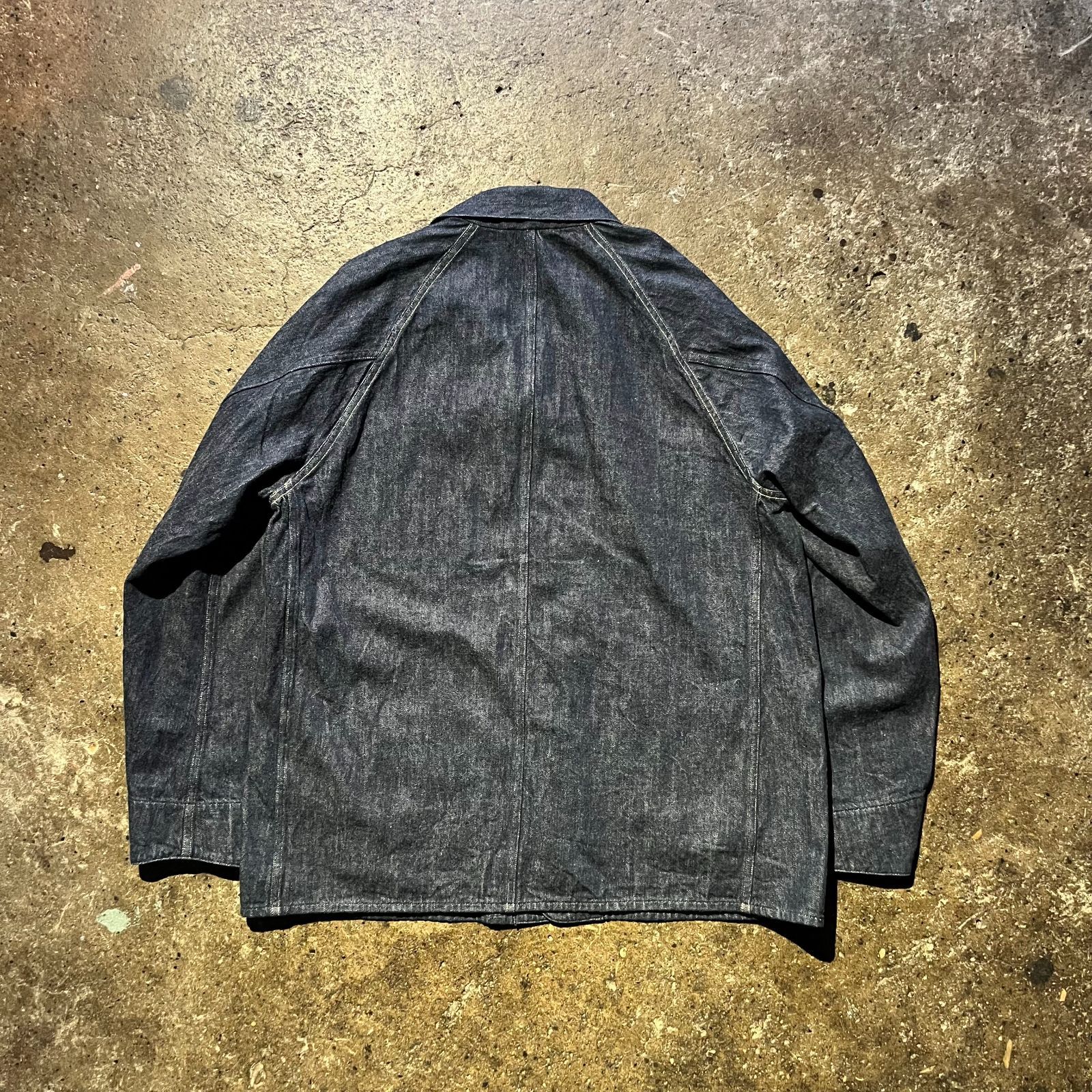 comoli デニムワークジャケット 3 インディゴ　カバーオール COMOLI 21aw デニムワークジャケット 3 インディゴ カバーオール