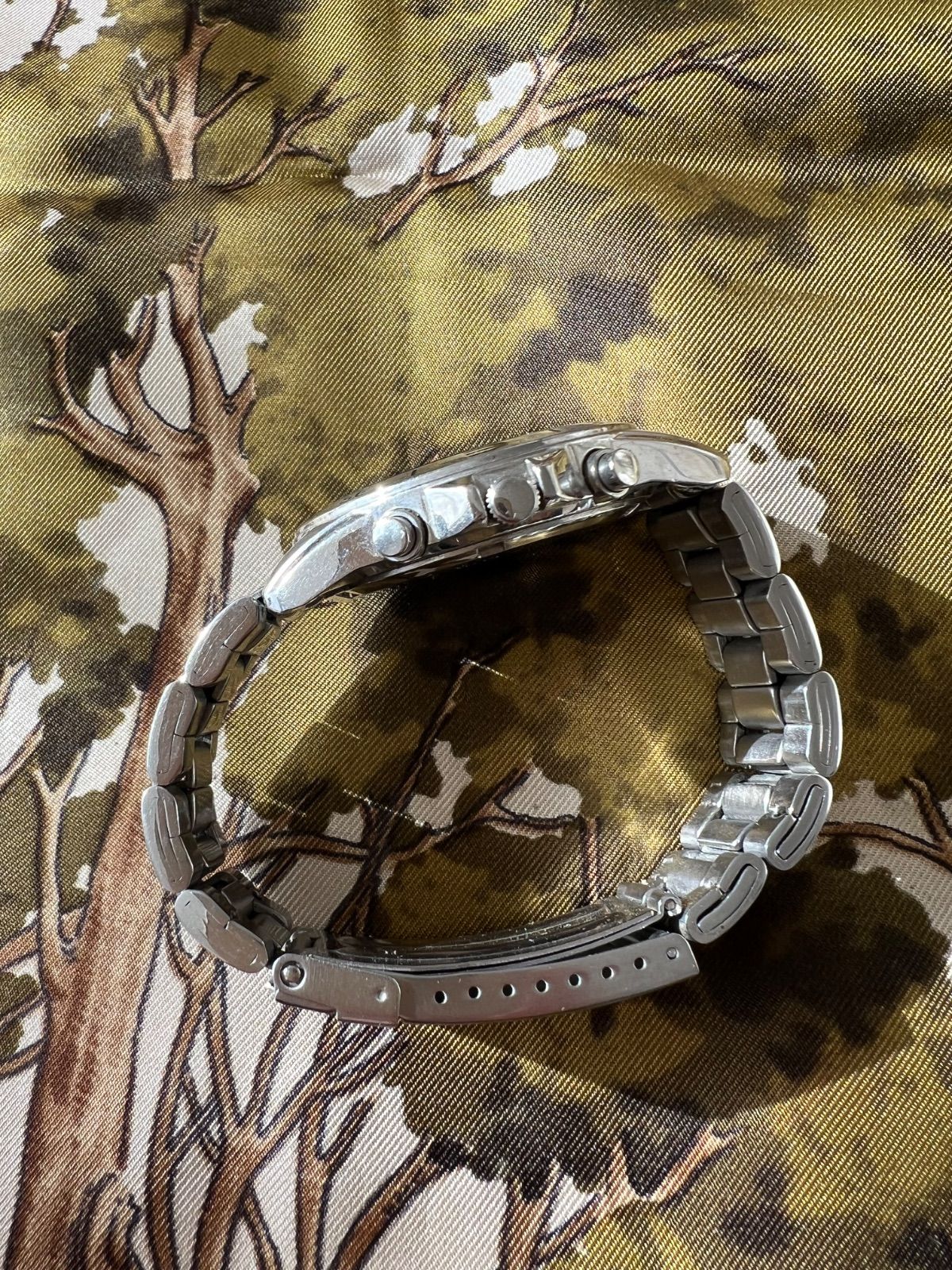  セイコー クロノグラフ 稼働品 クオーツ 7 T 92 0 DX メンズ 方位 腕時計(クォーツ) 腕時計(アナログ)