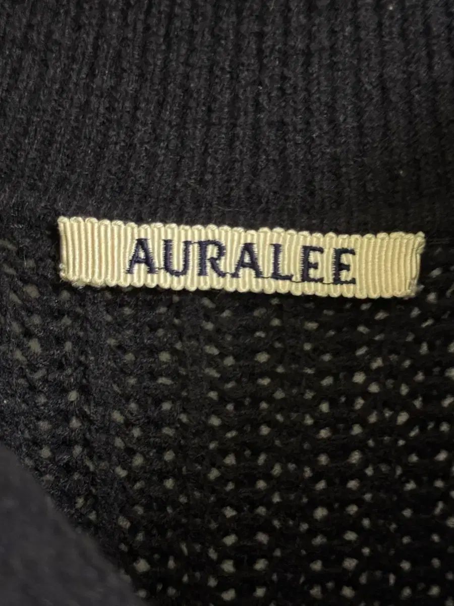 <4> オーラリー ブラック コットン ウール 半袖 Kara カラ ニット