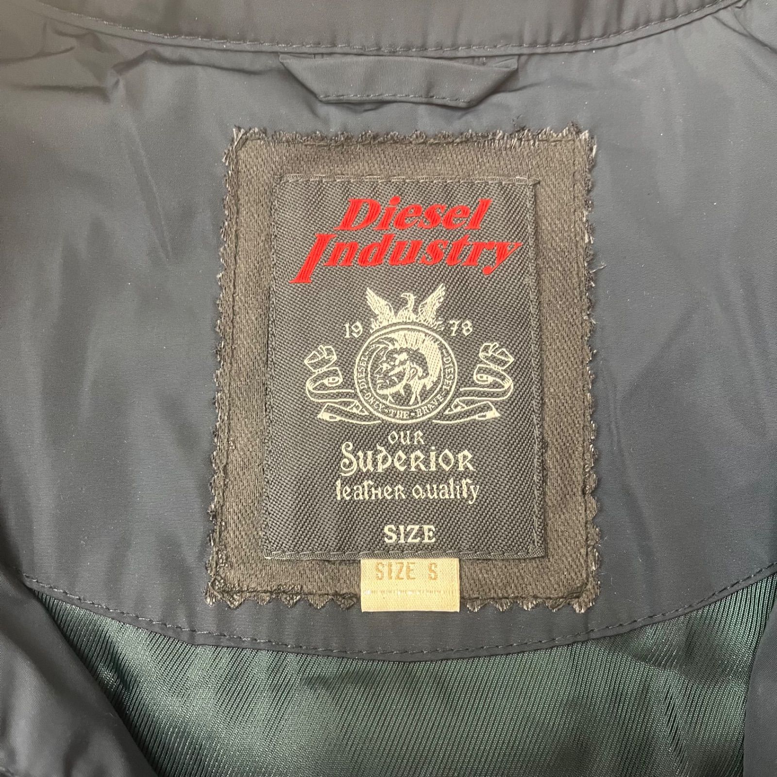 DIESEL ディーゼル Industry ナイロンジャケット Sサイズ メンズ 