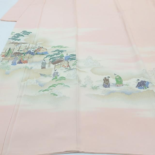  ✾まめ藤✾寿光織 正絹 着物 松竹梅と共に品よく輝く平安の記憶 色留袖 E-54 色留袖 着物