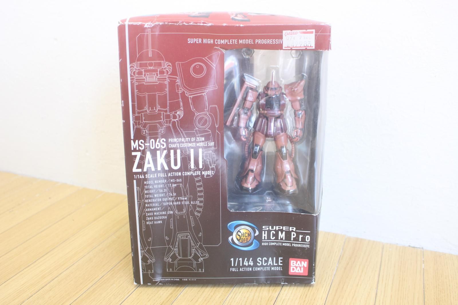 バンダイ SUPER HCM Pro MS 06 S シャア ザク 1 144