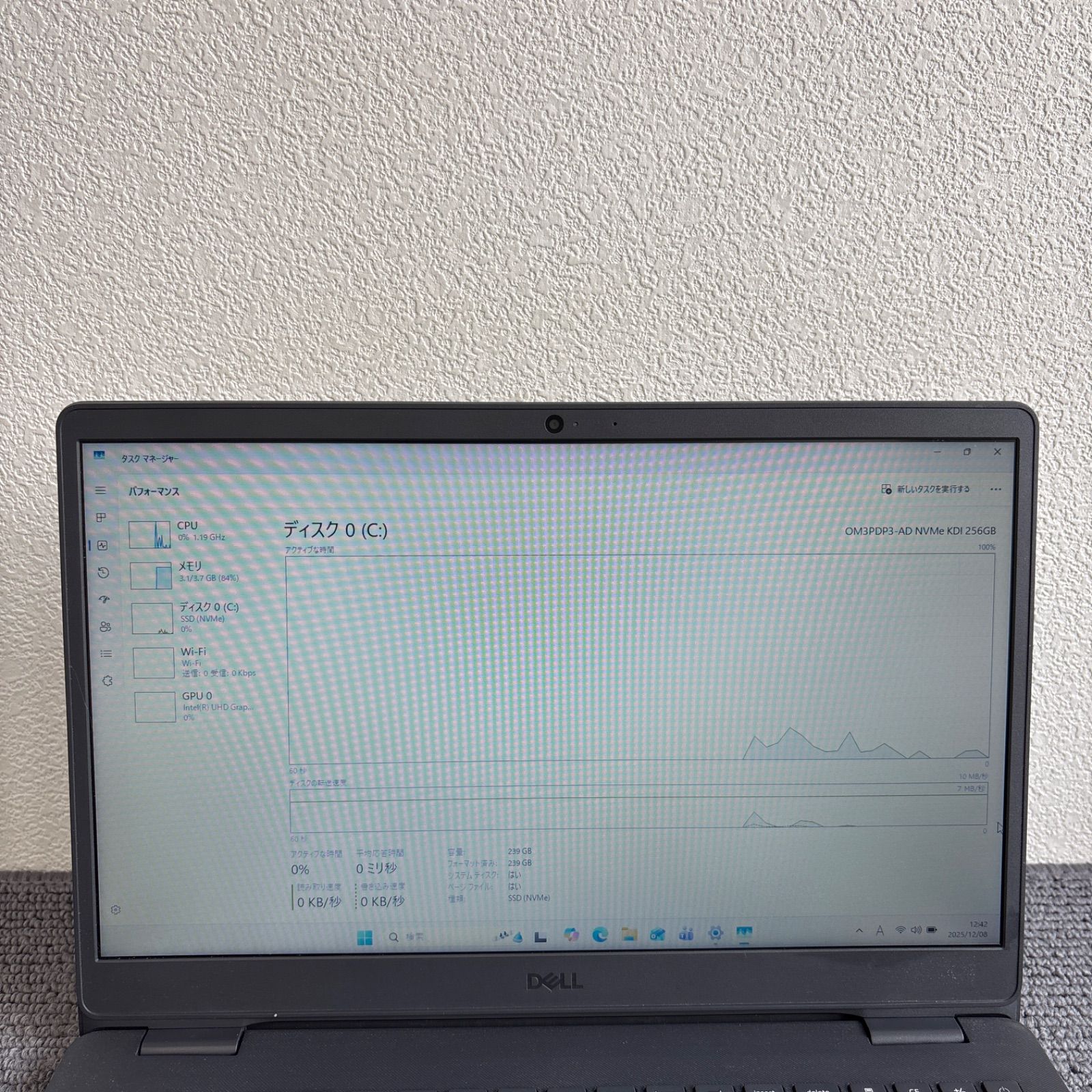 DELL vostro 3500 celeron 6305 メモリ4GB SSD 256GB Win11 - メルカリ