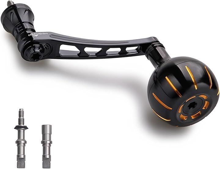 HEIGHTEN 65-70mm可変 リール ハンドル 35mm/38mm/42mm ノブ搭載