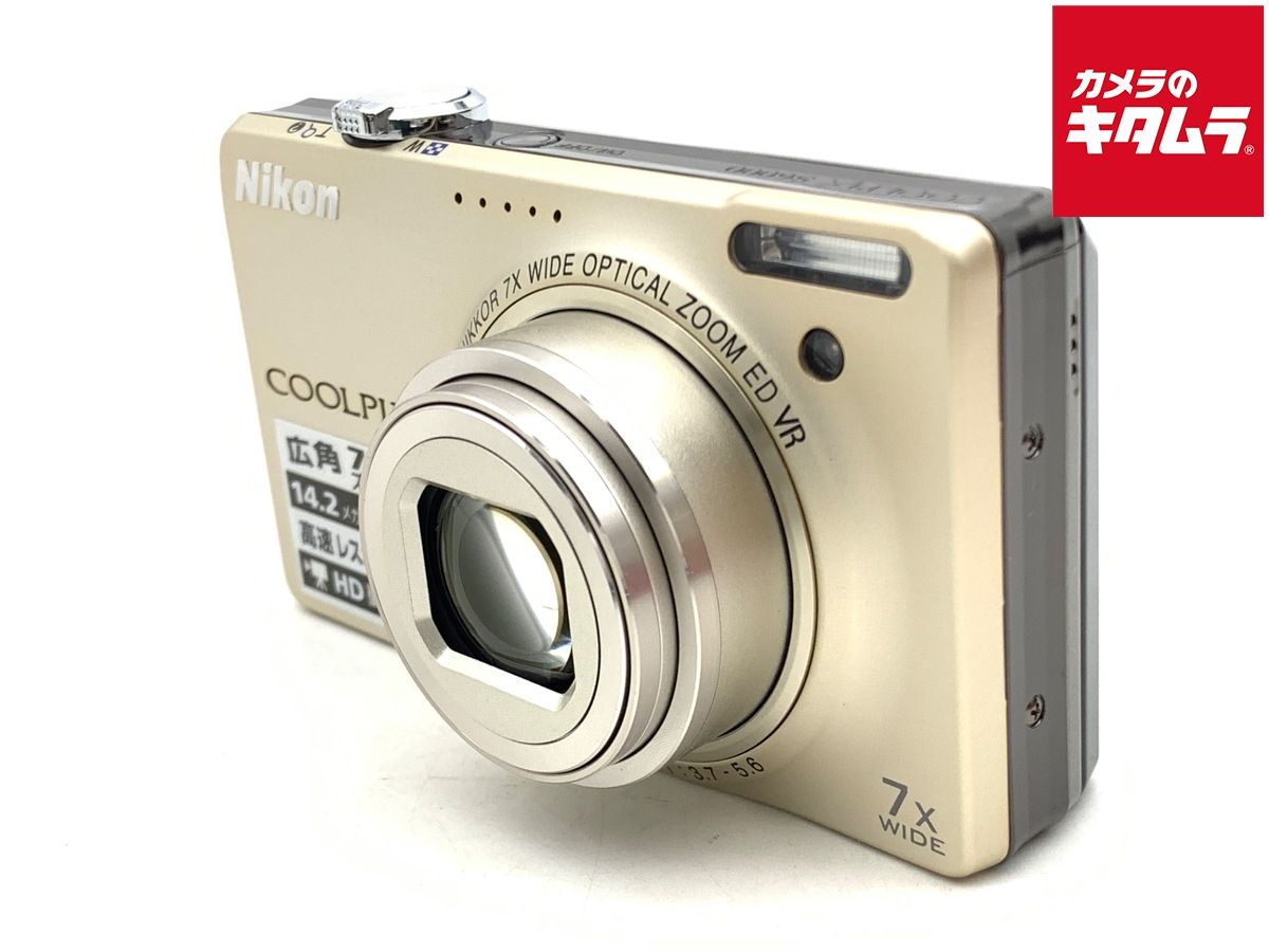 中古】 【美品】 ニコン COOLPIX S6000 シャンパンシルバー - メルカリ