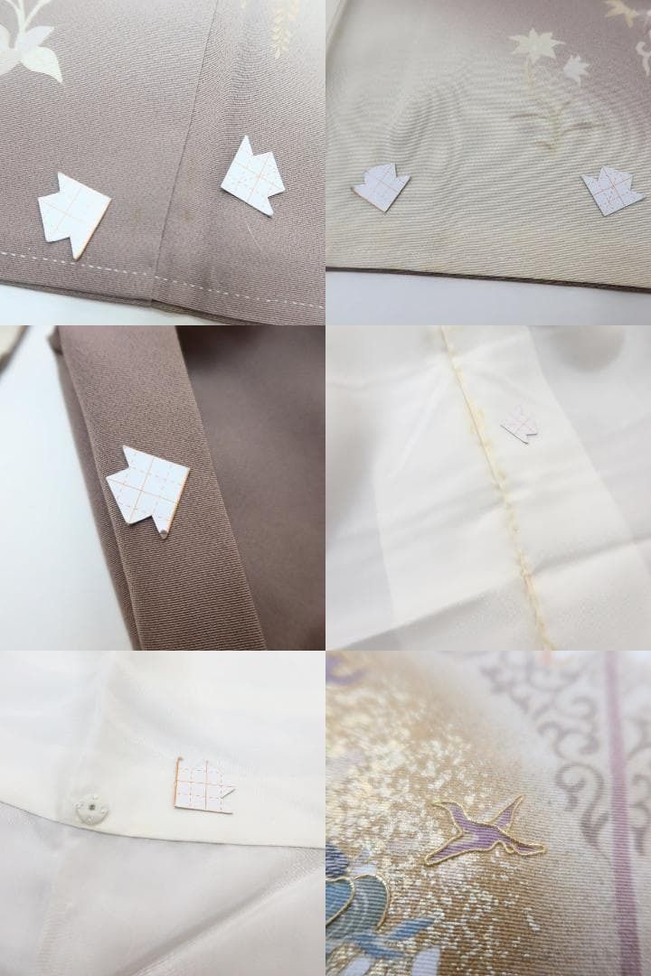  ✾まめ藤✾金糸刺繍 正絹 着物 どこか不思議に薫り 晴れ化粧で視線を奪う霞空 色留袖 I-7 色留袖 着物