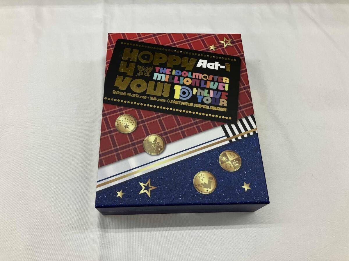 帯あり THE IDOLM STER MILLION LIVE! 10 thLIVE TOUR Act 1 H PPY 4 YOU! LIVE Blu ray 初回生産 版 Disc