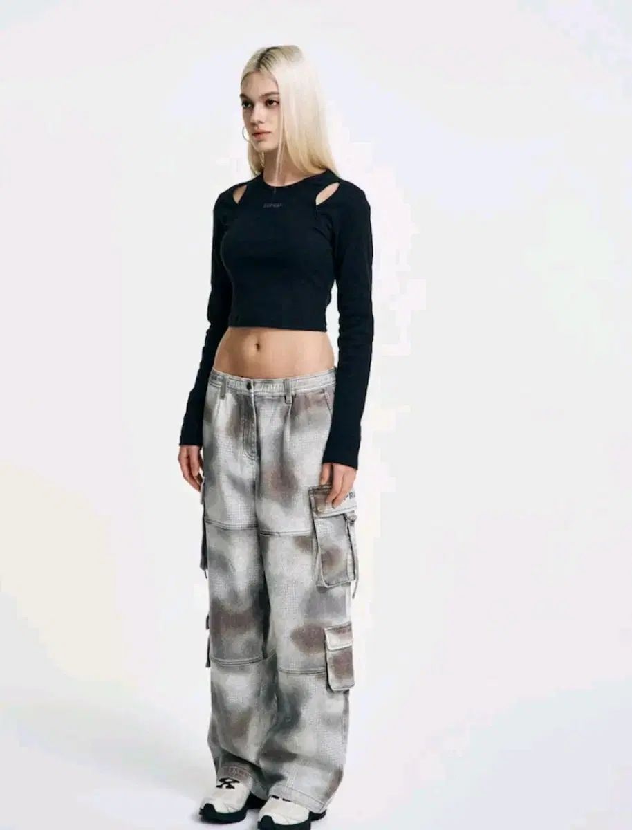 SUPRA レディース ダブルポケット カーゴパンツ S タグ付き