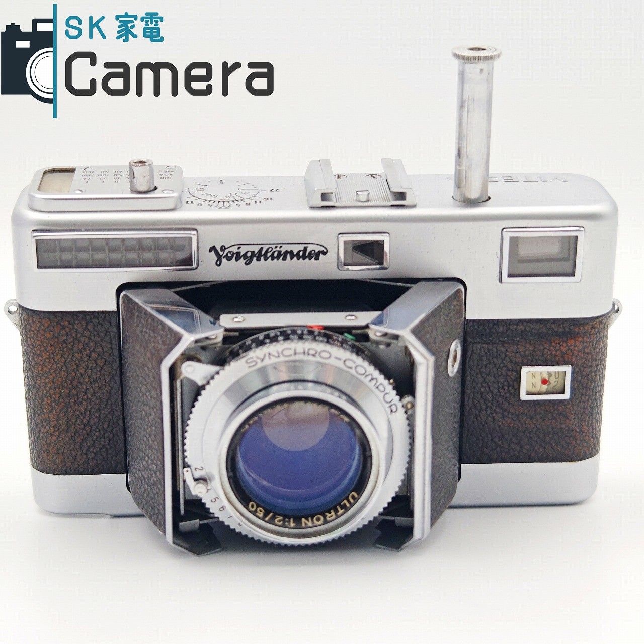 Voigtlander VITESSA L ULTRON 50ｍｍ F 2 革ケース付 フォクトレンダー ビテッサ レンジファインダー