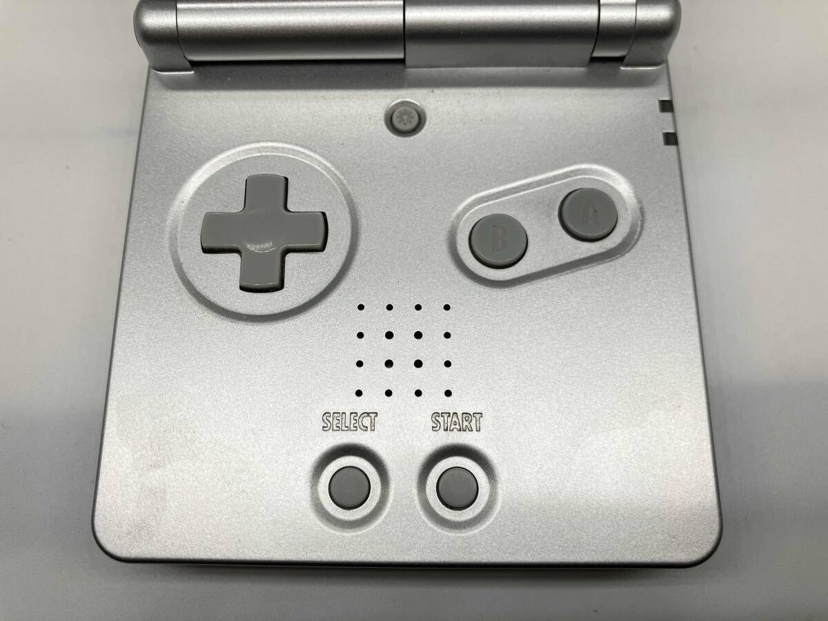 箱・説明書なし 動作確認済 ゲｰムボｰイアドバンスSPプラチナシルバｰ