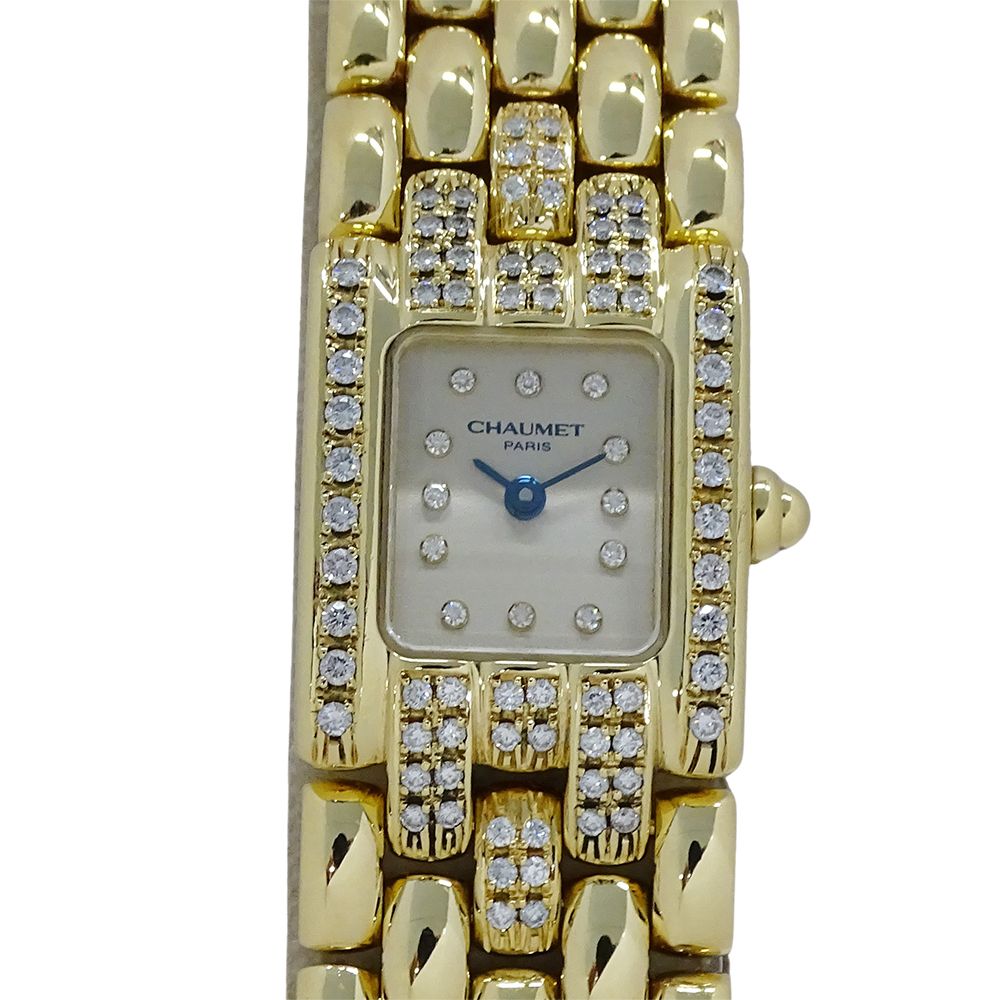 専用！美品 メンテ済 ショーメ CHAUMET ケイシス 12Pダイヤ 865 ショーメ CHAUMET 時計 レディース ブランド ケイシス 12P