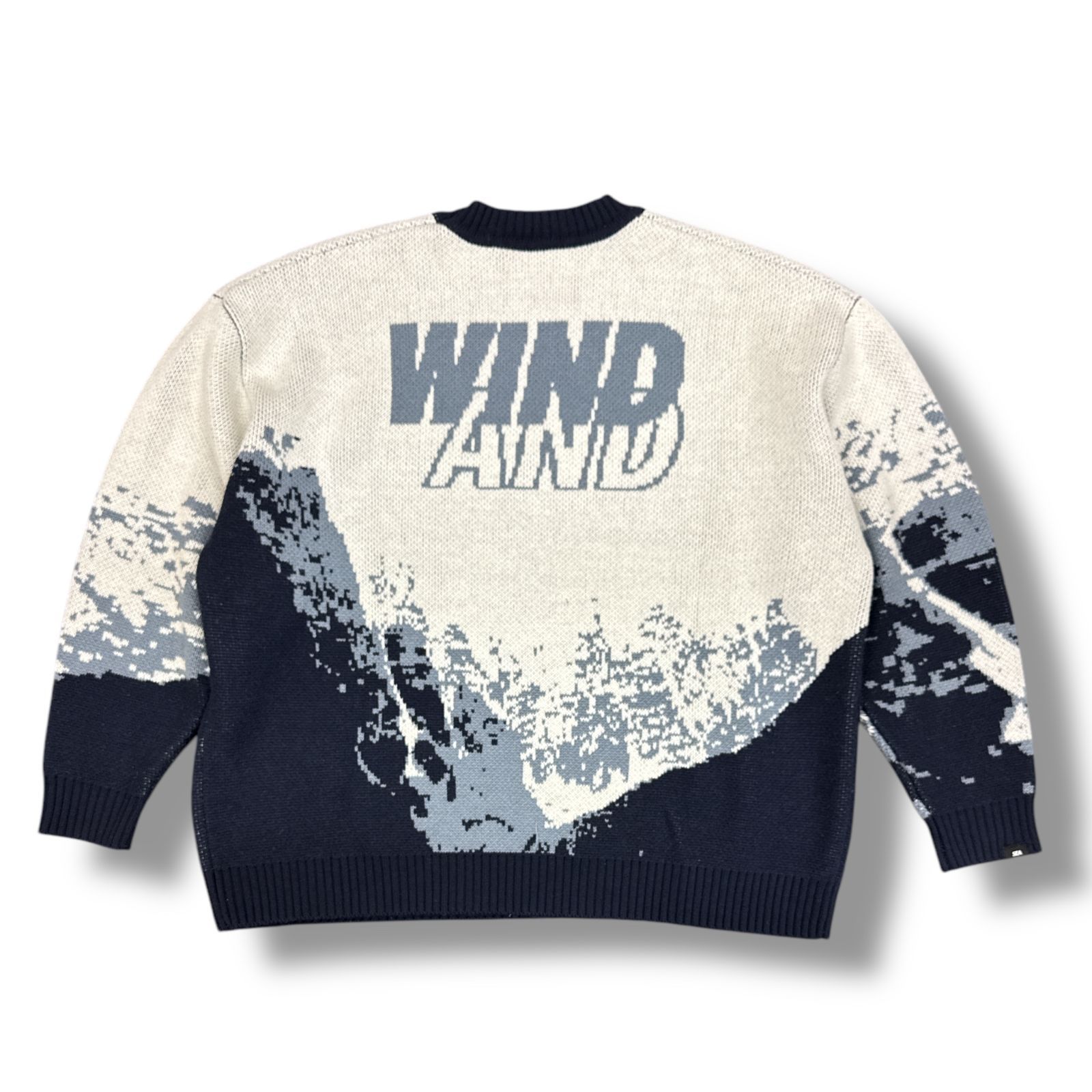 WIND AND SEA 23AW Mt Snow Sweater グラフィック クルーネック ニット