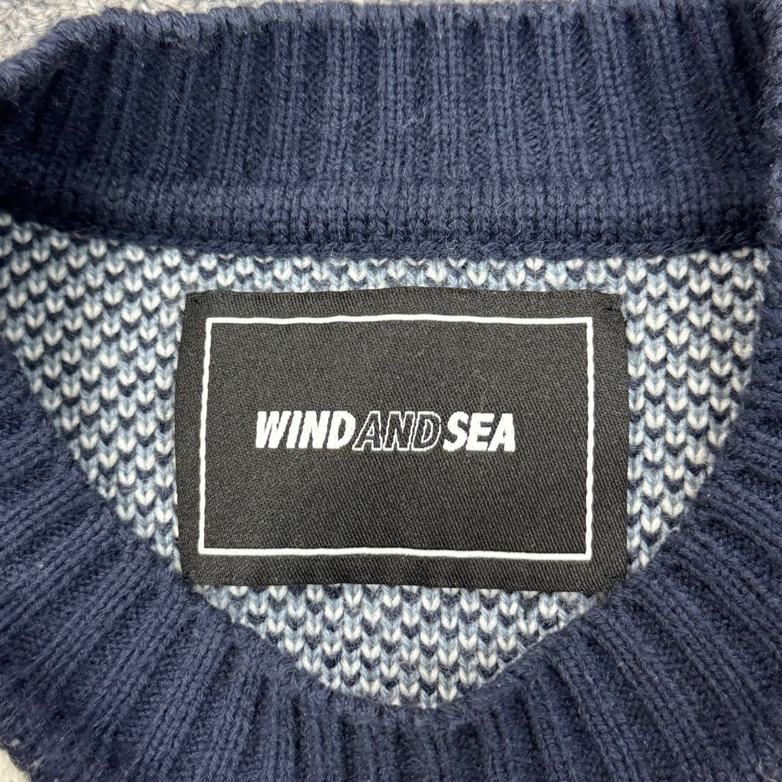 WIND AND SEA 23AW Mt Snow Sweater グラフィック クルーネック ニット