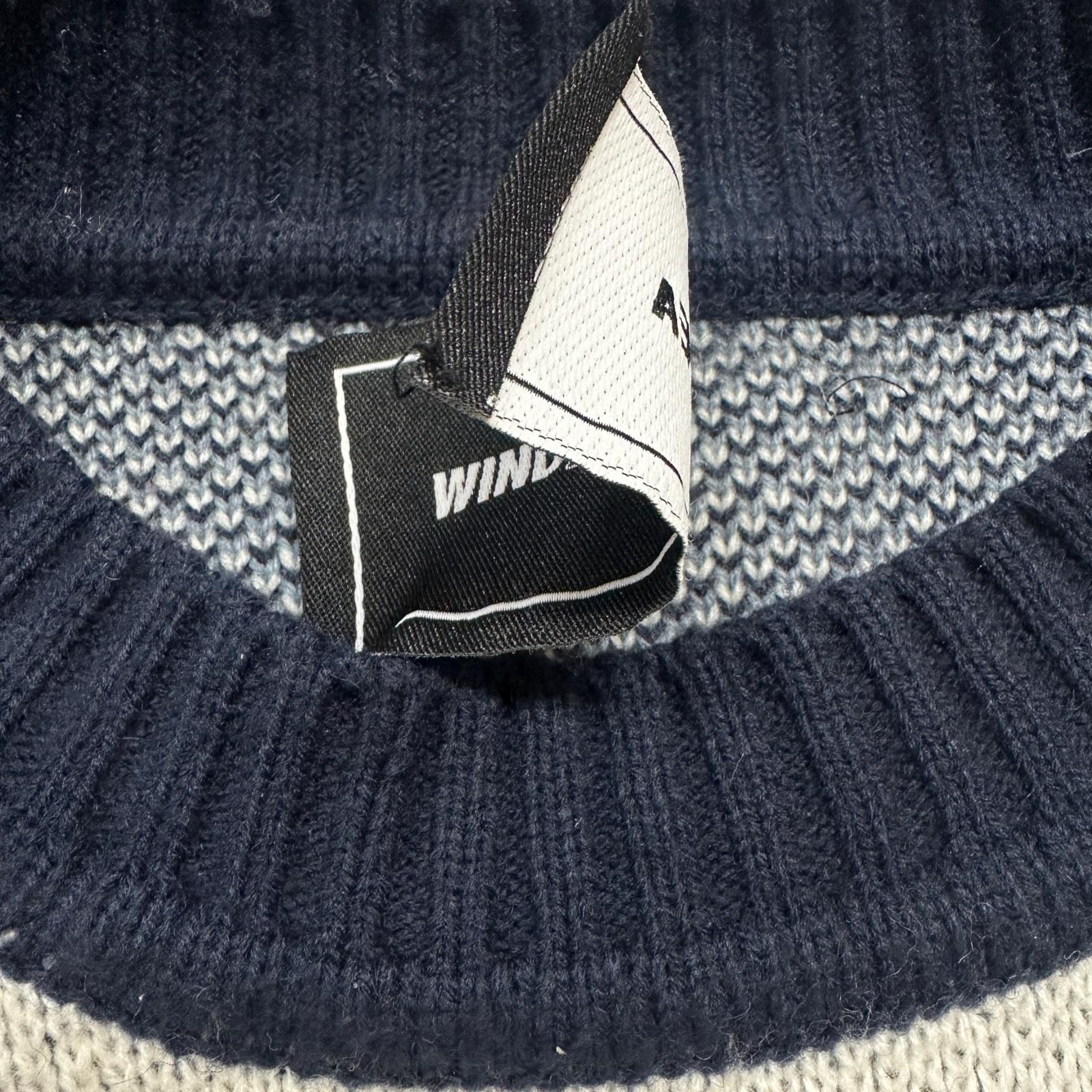 WIND AND SEA 23AW Mt Snow Sweater グラフィック クルーネック ニット