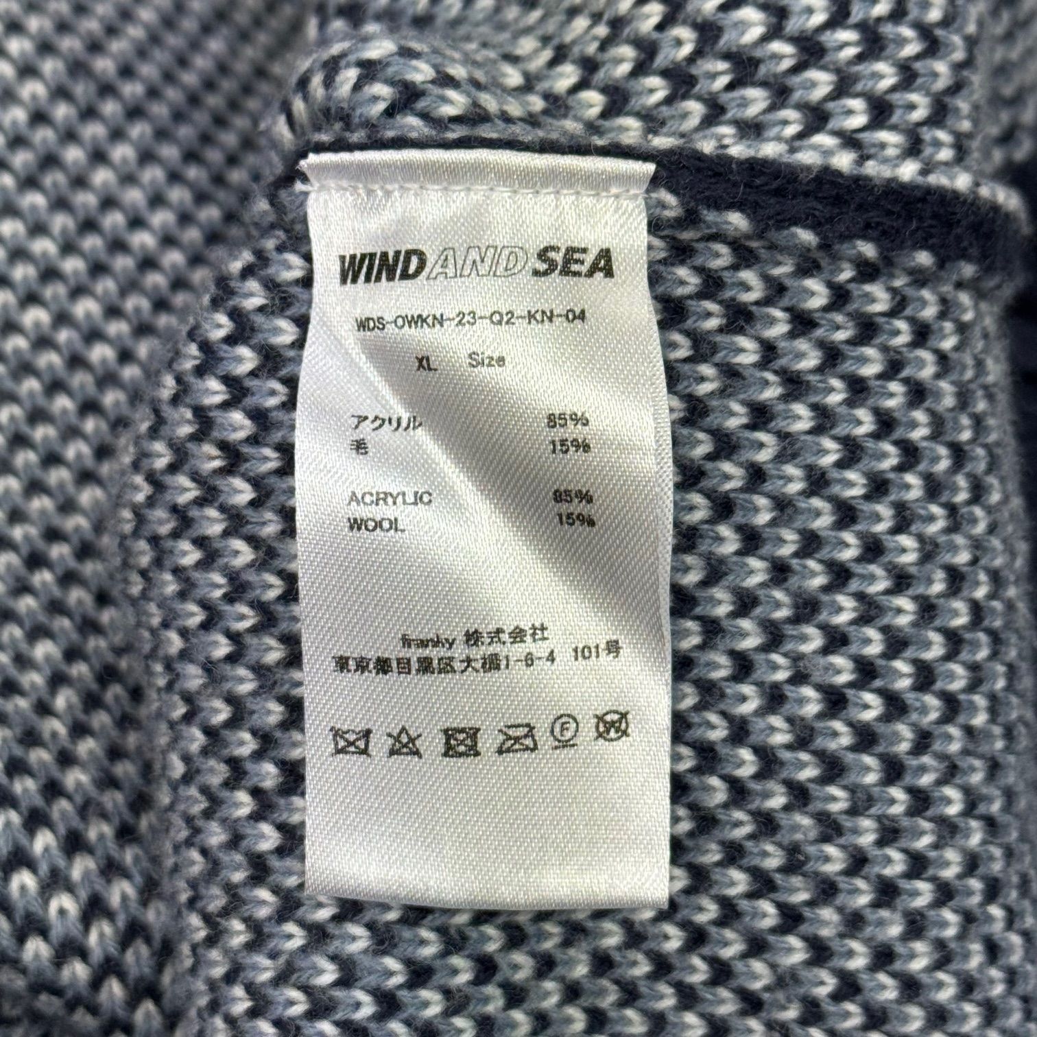 WIND AND SEA 23AW Mt Snow Sweater グラフィック クルーネック ニット