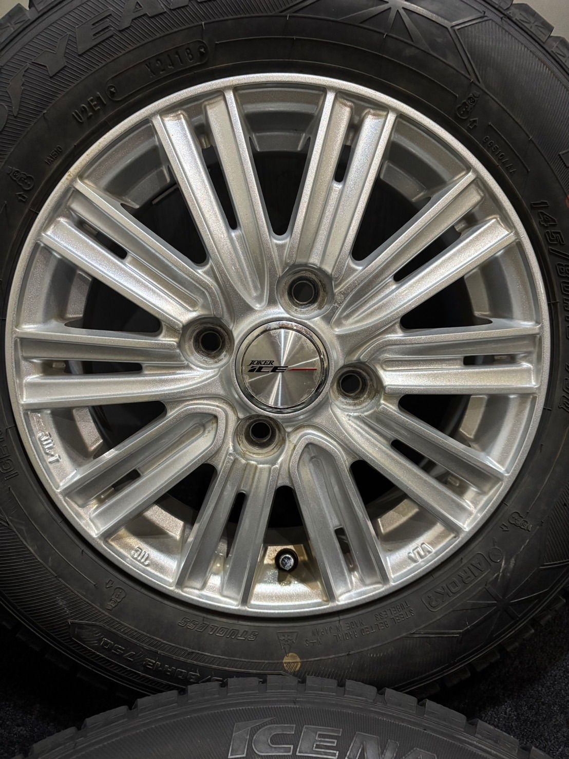 145 80 R 13 ICENAVI 6 18年製 JOKER 13インチ 4 J 45 100 H スタッドレス 4本 アルト ラパン ムーヴ ミラ 南1 L 20