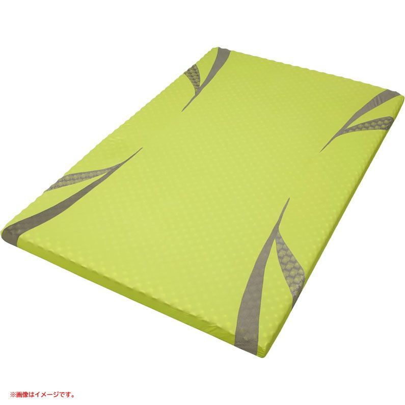 E 0096◆展示品 エアー 01 マットレス セミダブル 高反発 眠りを深くする 特殊立体波形凹凸構造 自然な寝姿勢をキープ 通気性 快眠サポート 厚さ8 cm 敷き布団 軽量 丸めて保管 日本製 イエロー|ベーシック 寝具 西川