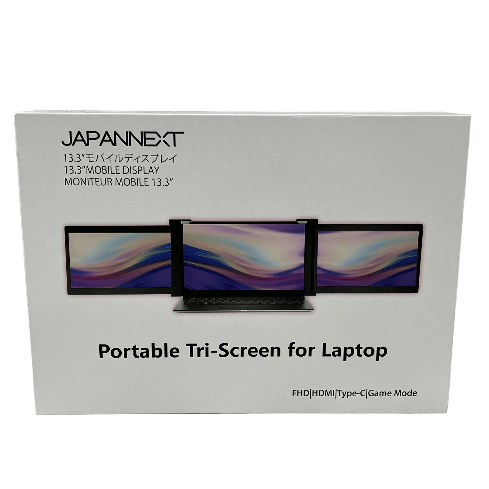 JAPANNEXT JN-TRI-IPS133FHDR 2画面モバイルディスプレイ 13.3インチ