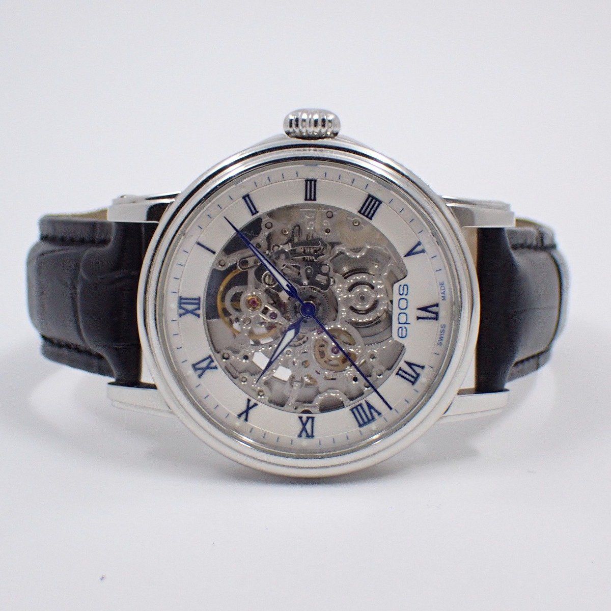 EPOS エポス エモーション スケルトン 自動巻き メンズ 腕時計 白文字