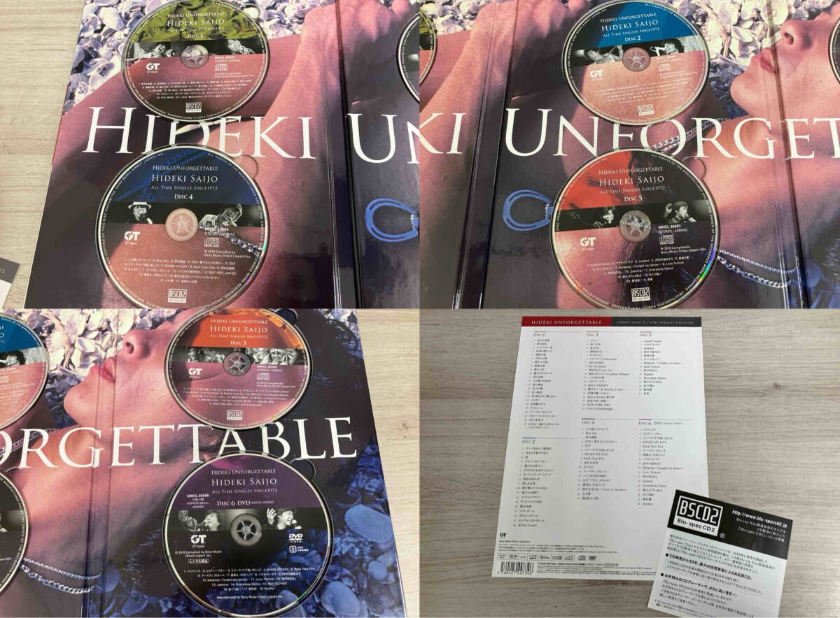 西城秀樹 CD HIDEKI UNFORGETTABLE-HIDEKI SAIJO ALL TIME SINGLES 西城秀樹 CD HIDEKI UNFORGETTABLE-HIDEKI SAIJO ALL TIME SINGLES