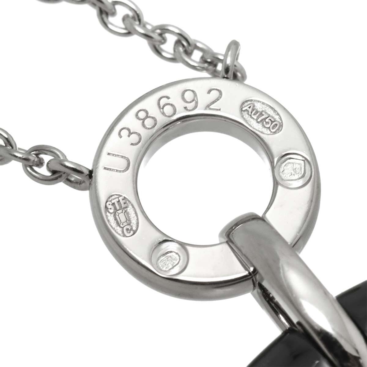 シャネル CHANEL ウルトラ ダイヤ ネックレス 41cm セラミック K18 WG 