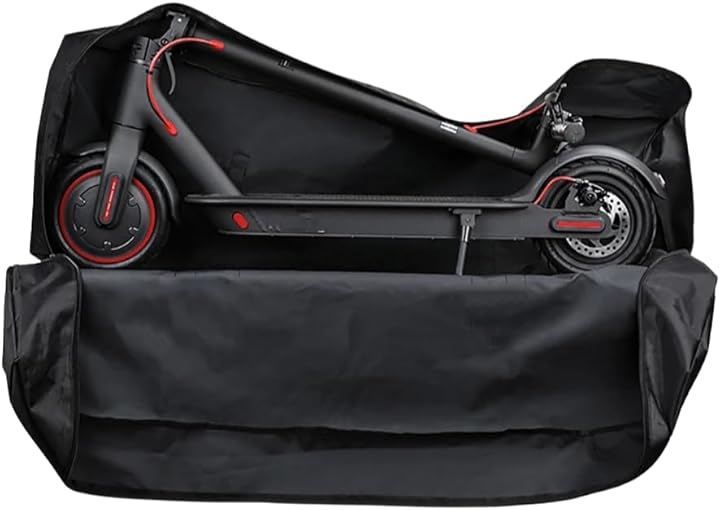 ideamall Electric Kickboard Storage Bag Carrier Bag Large Waterproof Carrying Storage Bag (Black, One Size)