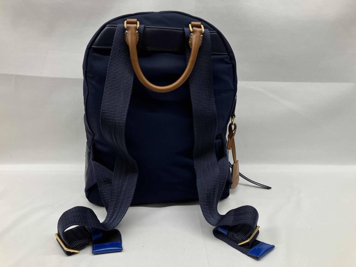 TORYBURCH トリーバーチ ナイロンリュック ネイビー ブルー 10008684
