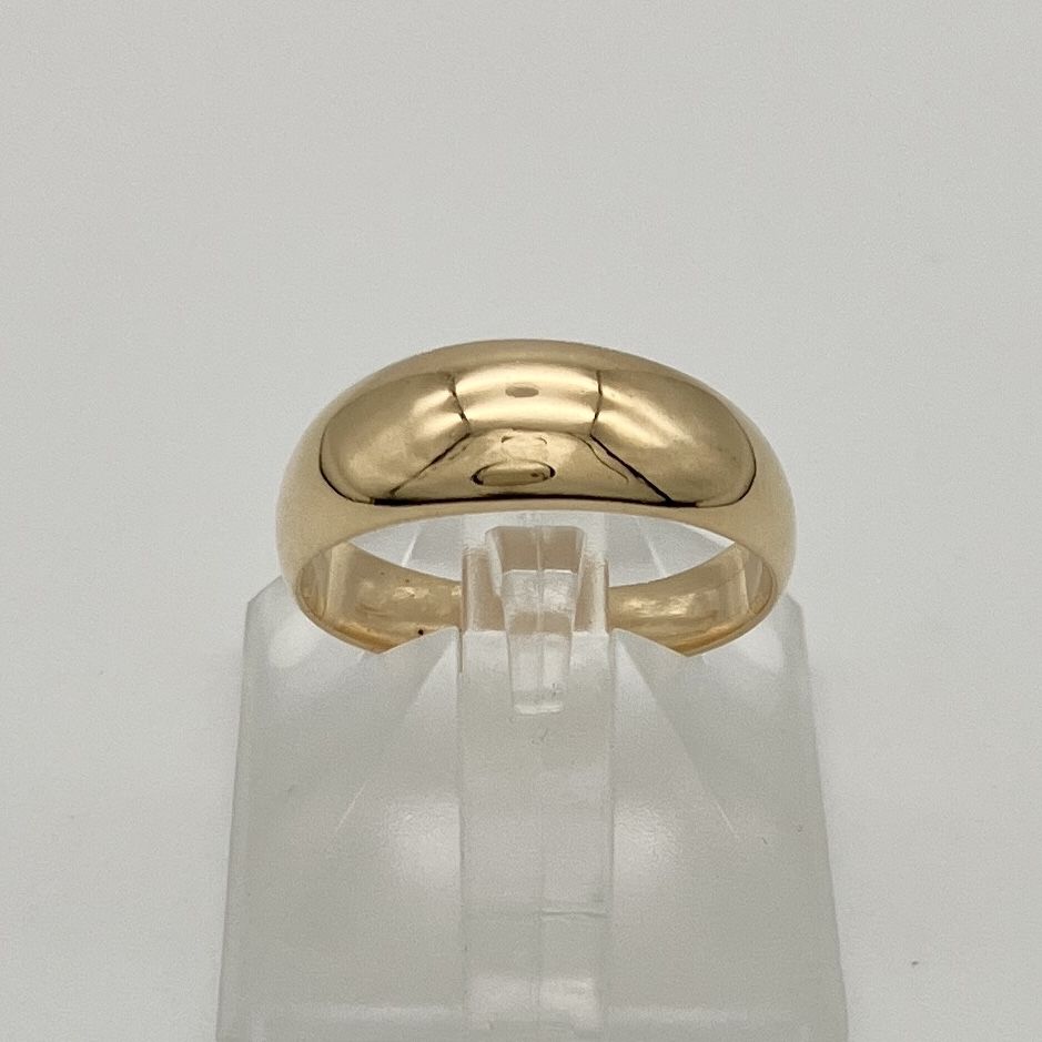 K18 18金 甲丸リング 14号 4.1g 研磨済み - メルカリ