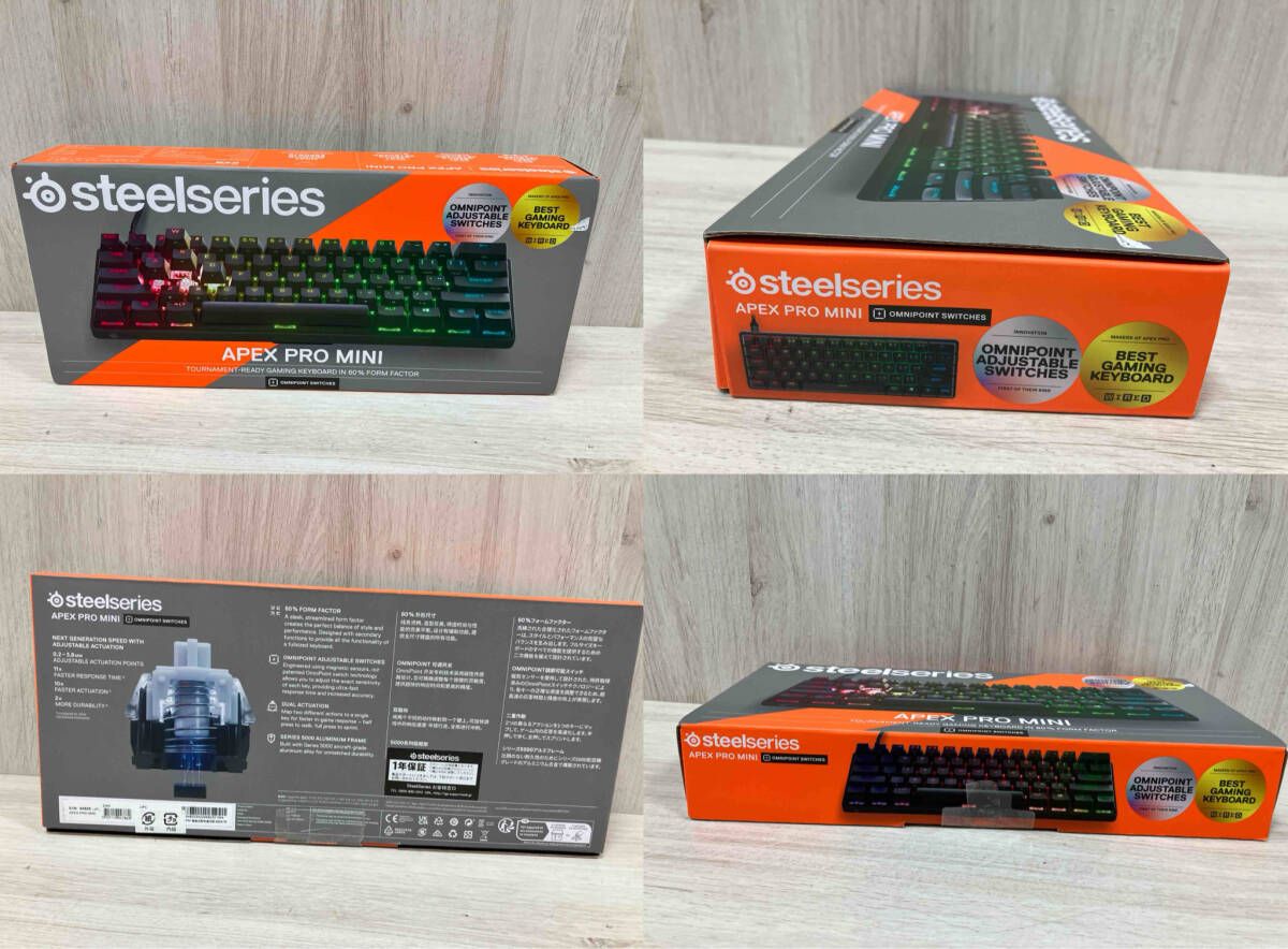 steelseries APEX PRO MINI USBメカニカルキーボード