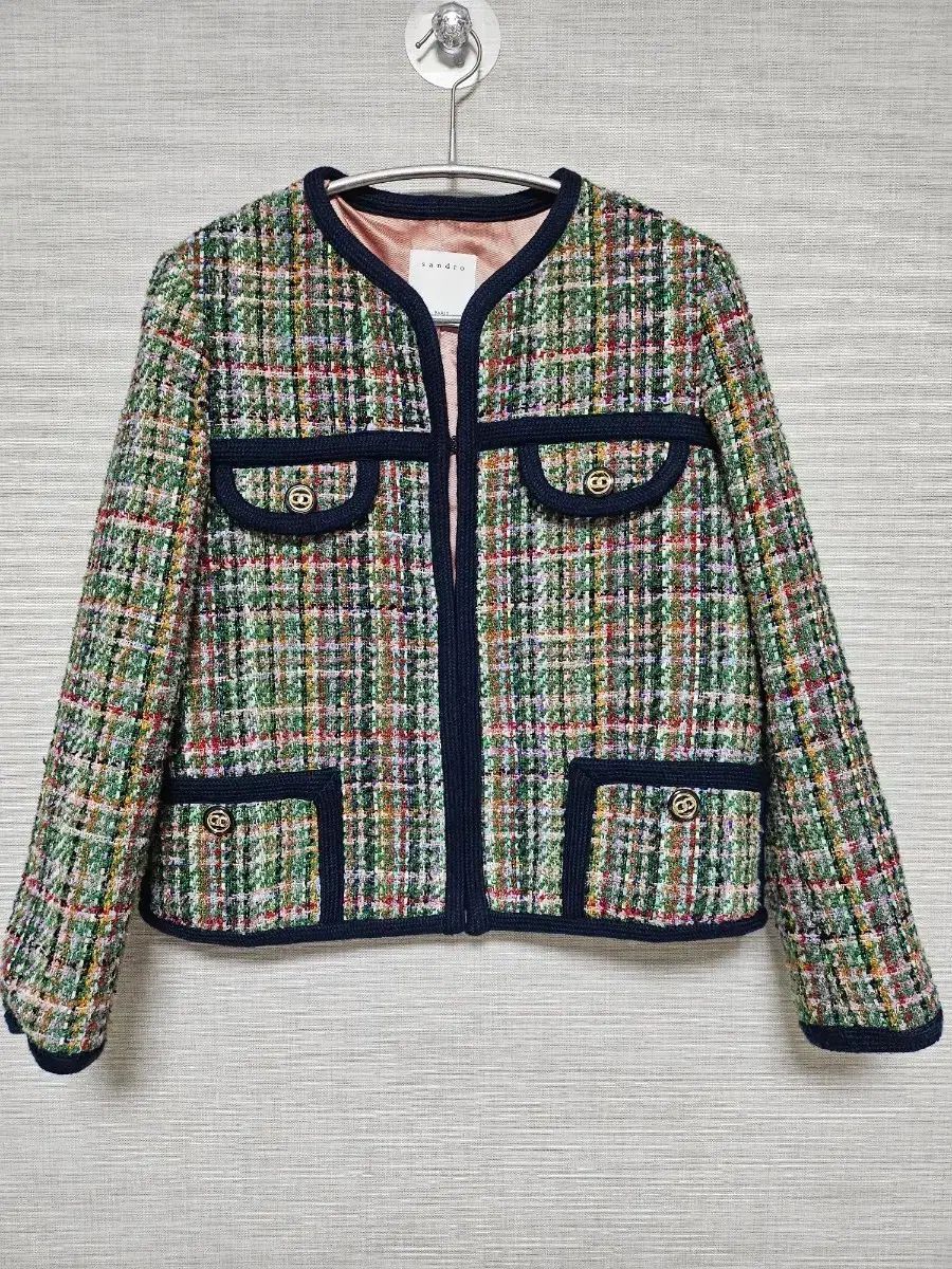 SANDRO ツイード ジャケット ハーフパンツ セット