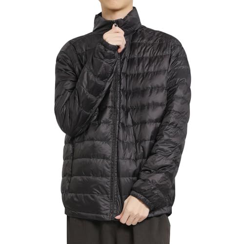 ＰＡＦＨＬ ダウンジャケット メンズ 超軽量 収納袋付き ポケッタブル ダウン コート 冬 防寒 服 暖かい あったか コンパクト 薄手 男性用 立ち襟po b 2 ddfaea
