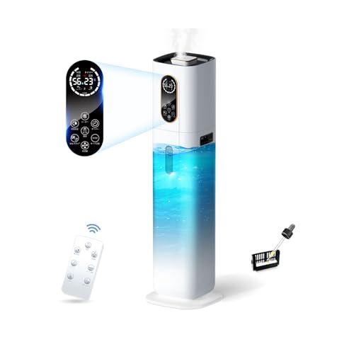 加湿器 大容量 9 L 4重除菌浄化 - 知能恒湿 ハイブリッド加湿器 加熱式 超音波式 AIスマート 上から給水 アロマ対応 高濃度マイナスイオン空気清浄機能 銀イオン抗菌素材 次亜塩素酸水対応 タイマー機能 静音 省エネ 3段階霧量調整 0831 d 221