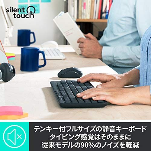 ロジクール ワイヤレスキーボード K 295 GP 静音 耐水 キーボード 無線 Unifying windows chrome グラファイト po 0 c 8 44 f 1