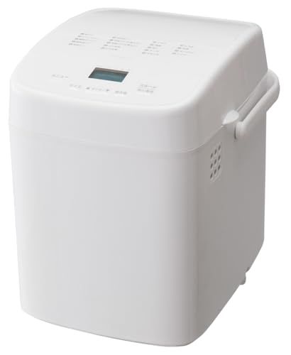 simplus ホームベーカリー SP-HBD 01 2斤焼き 1斤 パン焼き機 全自動 タイマー付き メニュー充実 パン 餅つき機 シンプラス コンパクト ジャム 焼き芋 ホワイト po 29 a 4523 d