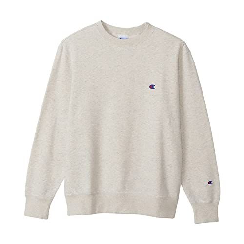 Champion トレーナー 長袖裏毛 刺繍 ワンポイントロゴ クルーネックスウェットシャツ ベーシック C 3-W 001 Zメンズpo f 825 d 30