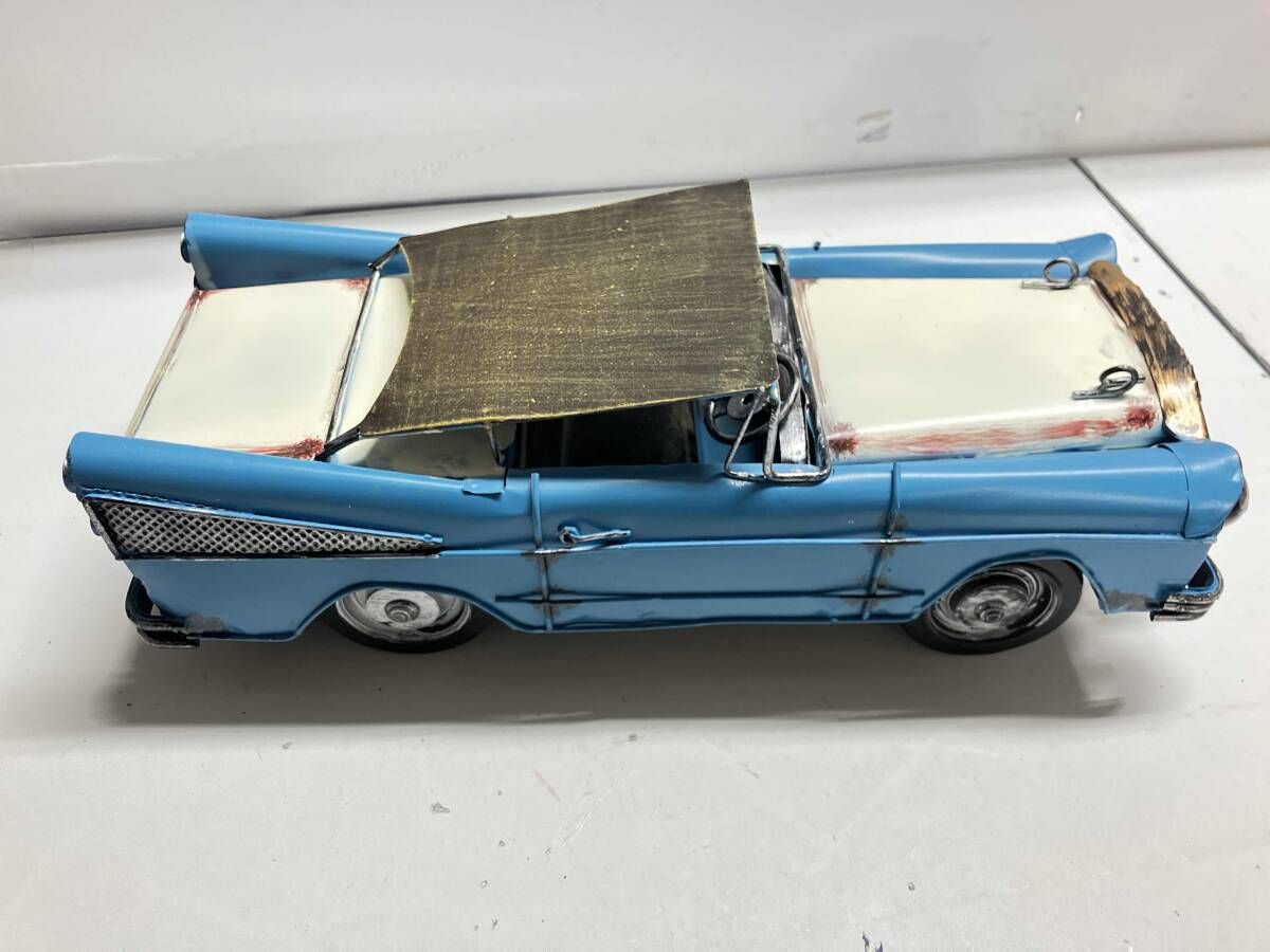 ブリキミニカー シボレー風ハンドメイド自動車 アメリカ車 - メルカリ