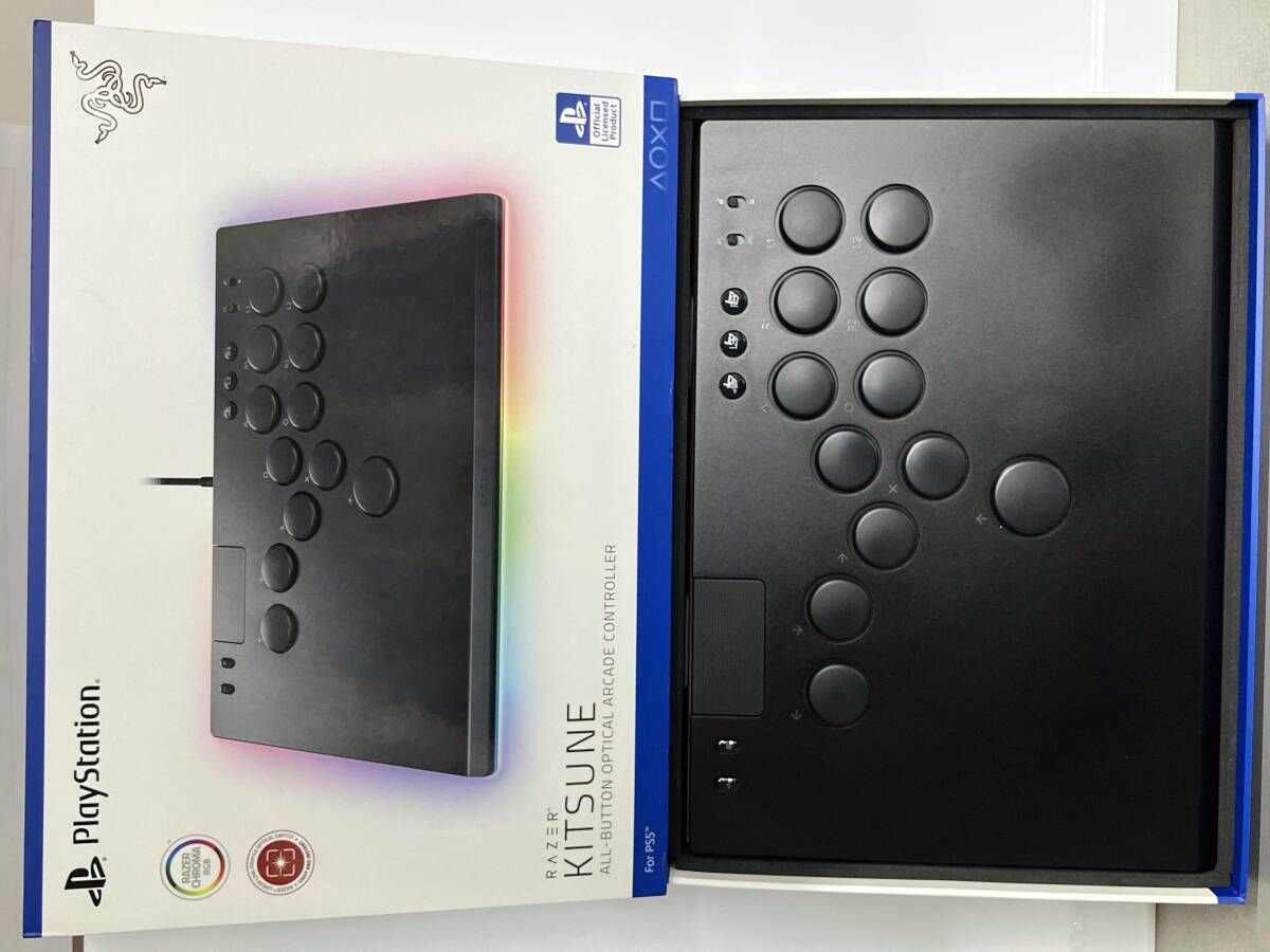 現状お渡し品 SONY PlayStation For 5 Razer Kitsune アーケード コントローラー PS RZ 06 0502