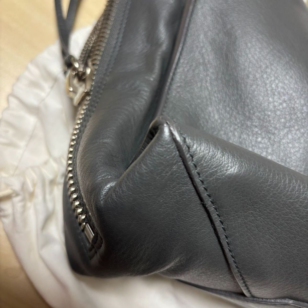 BALENCIAGA ☆バレンシアガ｜ペーパーバッグ｜B4｜ダークグレー｜保存 