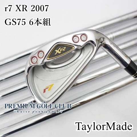 B ランク アイアンセット テーラーメイド r 7 XR 2007 GS 75 6本組 不明 23 5589